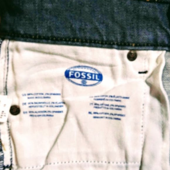 * FOSSIL VTG*JEANS*LONG LIVE VINTAGE* STRAIGHT LEG*WOMEN SIZE 27/4-6 - Picture 8 of 8